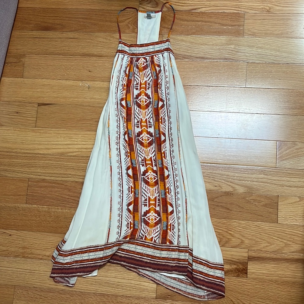 Urban Outfitters open-back patterned summer dress